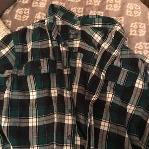 Multi colored over sized flannel